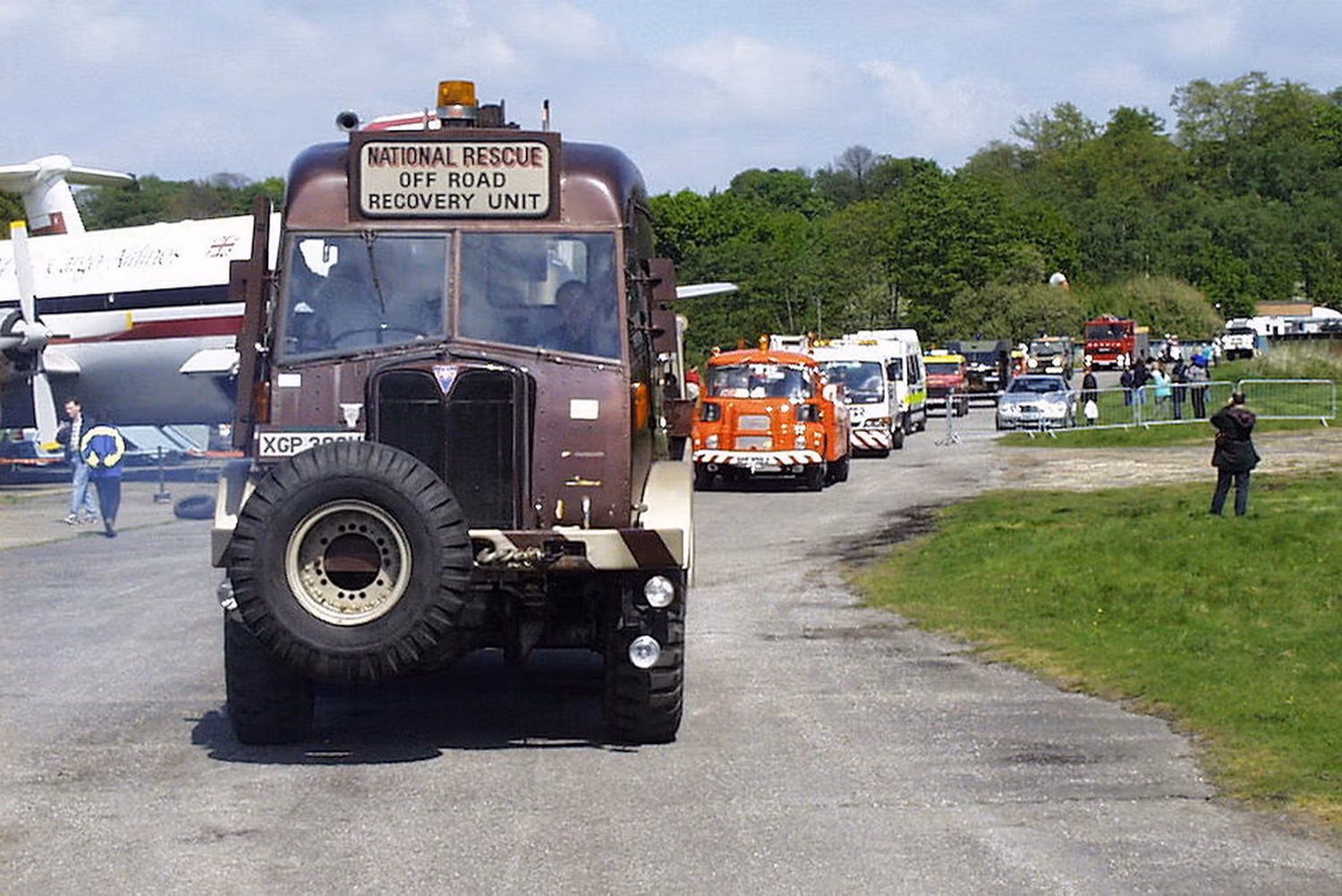 Brooklands runway convoy