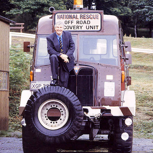 Andy Lambert with His Militant recovery Vehicle